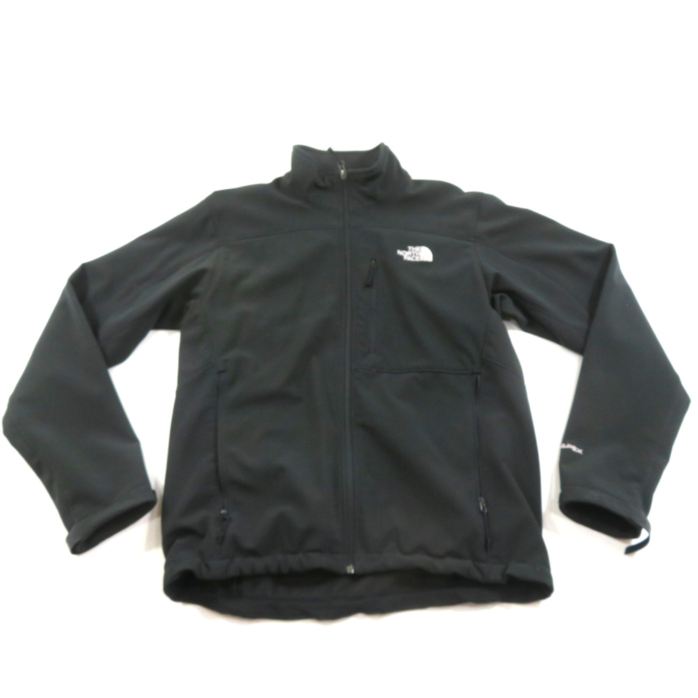 The North Face Apex Soft Shell Jacket Mens Black Sz M Fleece lined